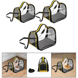 Maxbell Small Animal Travel Bag Clear Guinea Pig Carrier Bag for Chinchilla Squirrel M