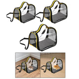 Maxbell Small Animal Travel Bag Clear Guinea Pig Carrier Bag for Chinchilla Squirrel M