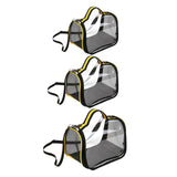 Maxbell Small Animal Travel Bag Clear Guinea Pig Carrier Bag for Chinchilla Squirrel M