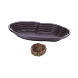 Maxbell Reptile Water Dish Turtle Water Dish for Bearded Dragons Turtle Semi Aquatic No drainage
