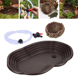 Maxbell Reptile Water Dish Turtle Water Dish for Bearded Dragons Turtle Semi Aquatic with  drainage
