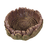 Maxbell Reptile Feeding Water Bowl Decorative for Bearded Dragons Frogs Pet Supplies with  drainage