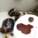 Maxbell Reptile Feeding Water Bowl Decorative for Bearded Dragons Frogs Pet Supplies with  drainage