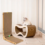 Maxbell Cat Scratchers Protect Your Furniture Home Decor Sturdy Cat Scratching Board rounded corners