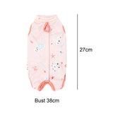 Maxbell Cat Recovery Suit Cat Bodysuit for Male and Female Dogs Kitten Cats and Dogs Pink M