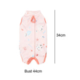 Maxbell Cat Recovery Suit Cat Bodysuit for Male and Female Dogs Kitten Cats and Dogs Pink L