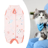Maxbell Cat Recovery Suit Cat Bodysuit for Male and Female Dogs Kitten Cats and Dogs Pink XL