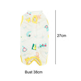 Maxbell Cat Recovery Suit Cat Bodysuit for Male and Female Dogs Kitten Cats and Dogs yellow M