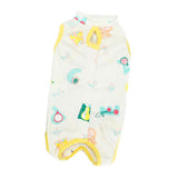 Maxbell Cat Recovery Suit Cat Bodysuit for Male and Female Dogs Kitten Cats and Dogs yellow M