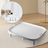 Maxbell Raised Puppy Feeder Stand Cat Water Bowl Dispenser Stand Sturdy Cat Bowl Stand