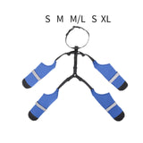 Maxbell Dog Suspender Boots Paw Protectors with Auxiliary Strap for Outdoor Pets Gift L