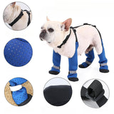 Maxbell Dog Suspender Boots Paw Protectors with Auxiliary Strap for Outdoor Pets Gift L