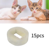 Maxbell 15x Pet Fountain Filter Pet Drinking Pet Water Fountain Pets Fountain Filter white