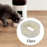 Maxbell 15x Pet Fountain Filter Pet Drinking Pet Water Fountain Pets Fountain Filter white