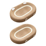 Maxbell Cat Scratching Board Thickened for Indoor Cats Grinding Claw Carpet Training Without Ears