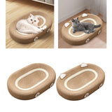 Maxbell Cat Scratching Board Thickened for Indoor Cats Grinding Claw Carpet Training Without Ears