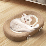 Maxbell Cat Scratching Board Thickened for Indoor Cats Grinding Claw Carpet Training Without Ears