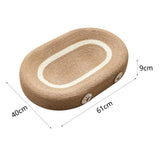 Maxbell Cat Scratching Board Thickened for Indoor Cats Grinding Claw Carpet Training Without Ears