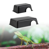 Maxbell Reptile Hide Box Ventilated Shelter Reptile Hideout for Gecko Spiders Snake S