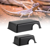 Maxbell Reptile Hide Box Ventilated Shelter Reptile Hideout for Gecko Spiders Snake S