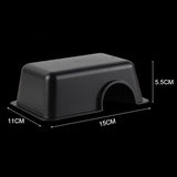 Maxbell Reptile Hide Box Ventilated Shelter Reptile Hideout for Gecko Spiders Snake S