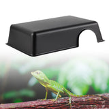 Maxbell Reptile Hide Box Ventilated Shelter Reptile Hideout for Gecko Spiders Snake L