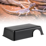 Maxbell Reptile Hide Box Ventilated Shelter Reptile Hideout for Gecko Spiders Snake L