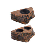 Maxbell Reptile Magnetic Feeder Ledge Reptile Food Dish for Animals Lizard Reptisoil Single Bowl
