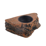 Maxbell Reptile Magnetic Feeder Ledge Reptile Food Dish for Animals Lizard Reptisoil Single Bowl