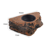 Maxbell Reptile Magnetic Feeder Ledge Reptile Food Dish for Animals Lizard Reptisoil Single Bowl