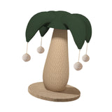 Maxbell Cat Scratch Post Cat Interactive Toy with Ball Grind Claw Sisal Scratch Post clown hat