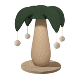 Maxbell Cat Scratch Post Cat Interactive Toy with Ball Grind Claw Sisal Scratch Post clown hat