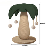 Maxbell Cat Scratch Post Cat Interactive Toy with Ball Grind Claw Sisal Scratch Post clown hat