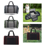 Maxbell Cat Carrier Bag Shoulder Bag Puppy Carrier for Traveling Camping Outdoor Use Gray Blue