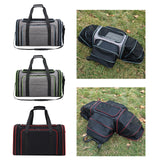 Maxbell Cat Carrier Bag Shoulder Bag Puppy Carrier for Traveling Camping Outdoor Use Gray Blue