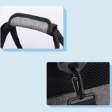 Maxbell Cat Carrier Bag Shoulder Bag Puppy Carrier for Traveling Camping Outdoor Use Gray Blue