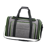 Maxbell Cat Carrier Bag Shoulder Bag Puppy Carrier for Traveling Camping Outdoor Use Gray Green