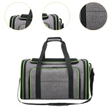 Maxbell Cat Carrier Bag Shoulder Bag Puppy Carrier for Traveling Camping Outdoor Use Gray Green