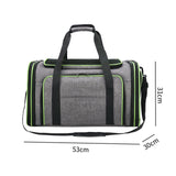 Maxbell Cat Carrier Bag Shoulder Bag Puppy Carrier for Traveling Camping Outdoor Use Gray Green