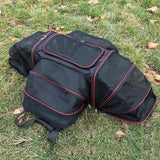 Maxbell Cat Carrier Bag Shoulder Bag Puppy Carrier for Traveling Camping Outdoor Use Black Red