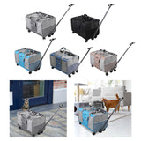 Maxbell Pet Carrier with Wheels Portable Foldable Pet Travel Bag for Puppy Cats Dogs Gray