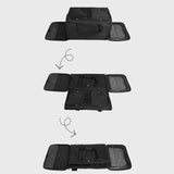 Maxbell Pet Carrier with Wheels Portable Foldable Pet Travel Bag for Puppy Cats Dogs Black