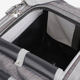 Maxbell Pet Carrier with Wheels Portable Foldable Pet Travel Bag for Puppy Cats Dogs Dark Blue