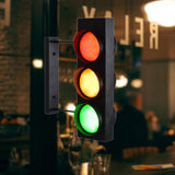 Maxbell Industrial Traffic Light Lamp Retro Wall Decoration for Cafes Corridor Aisle