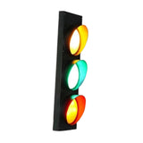 Maxbell Traffic Light Wall Lamp Industrial LED Wall Sconce for Club Office Christmas