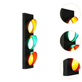 Maxbell Traffic Light Wall Lamp Industrial LED Wall Sconce for Club Office Christmas