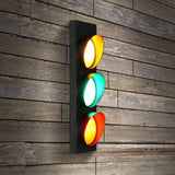 Maxbell Traffic Light Wall Lamp Industrial LED Wall Sconce for Club Office Christmas