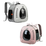 Maxbell Pet Travel Backpack Cage Breathable Space Capsule for Outdoor Travel Walking white