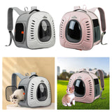 Maxbell Pet Travel Backpack Cage Breathable Space Capsule for Outdoor Travel Walking white