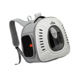 Maxbell Pet Travel Backpack Cage Breathable Space Capsule for Outdoor Travel Walking white